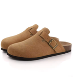 LUNATON TAUPE CLOGS