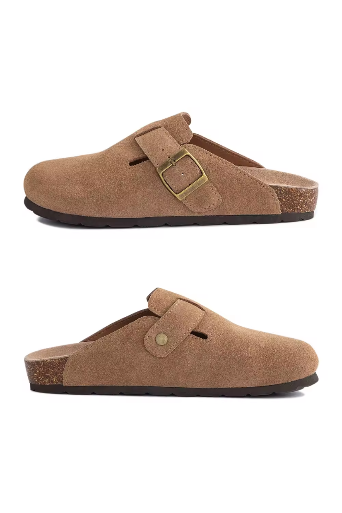 LUNATON TAUPE CLOGS