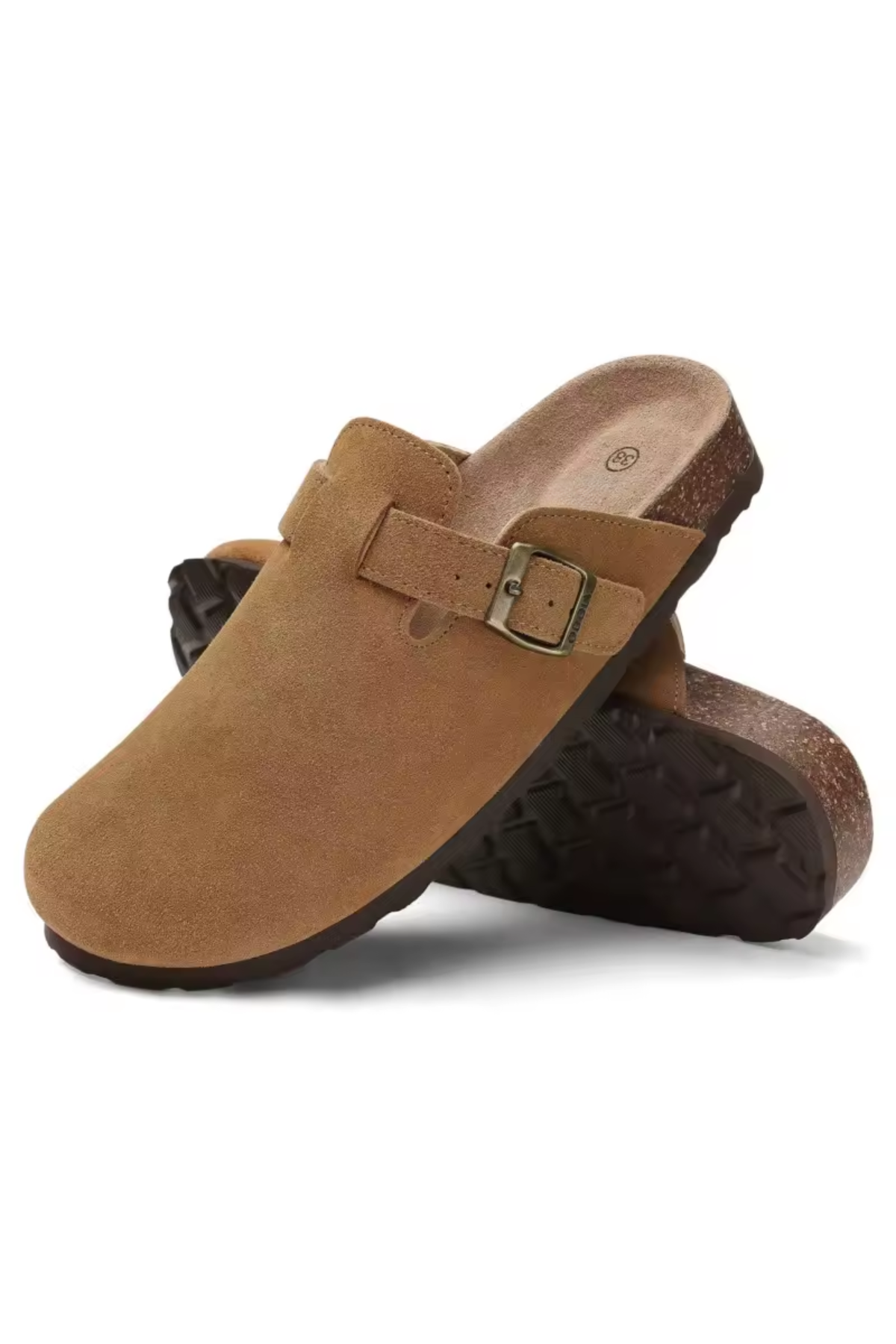 LUNATON TAUPE CLOGS