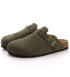 LUNATON OLIVE CLOGS